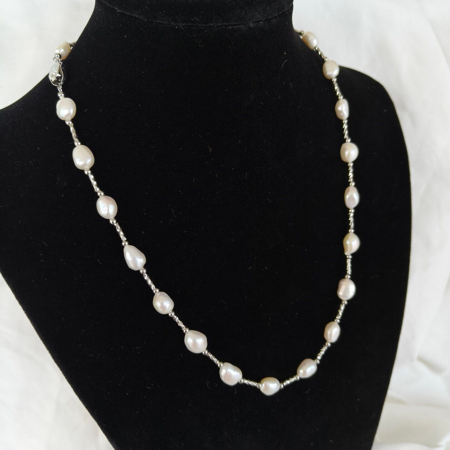 55厘米中长款天然淡水珍珠项链异形巴洛克男女同款欧美设计颈链