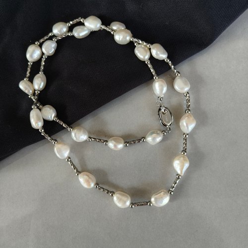 55厘米中长款天然淡水珍珠项链