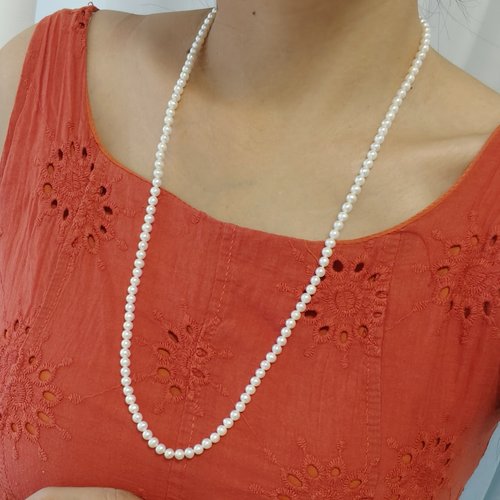 中长款天然淡水珍珠项链