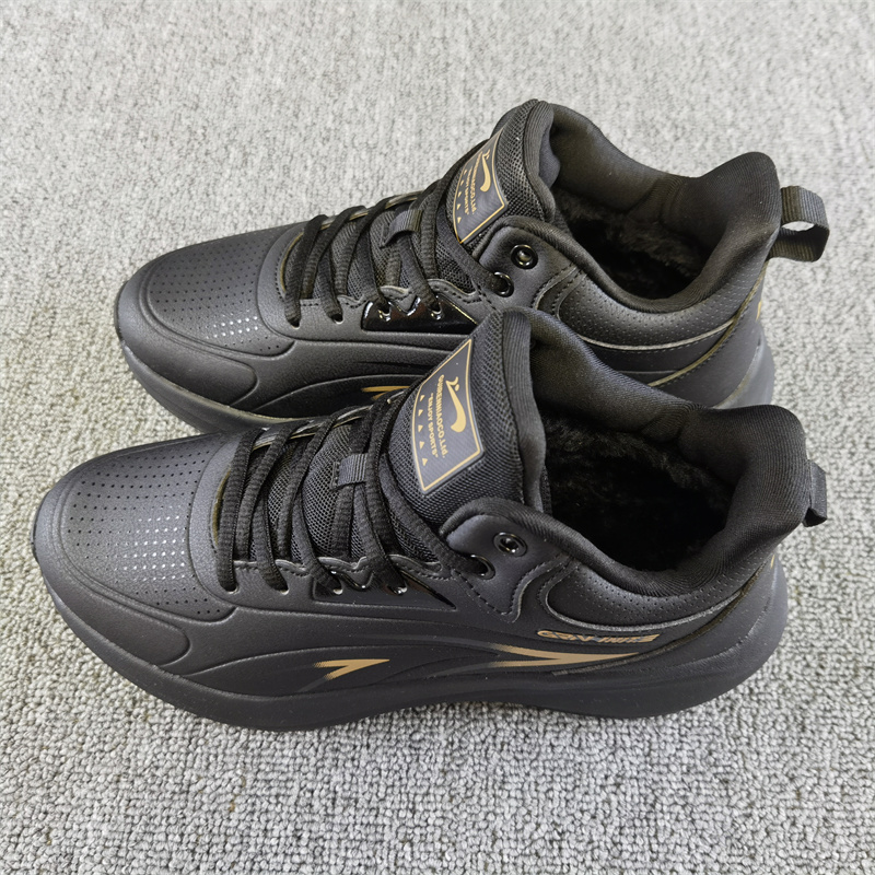 贵人鸟男鞋2023冬季新款轻便耐磨防滑运动休闲跑步鞋子老爹鞋棉鞋