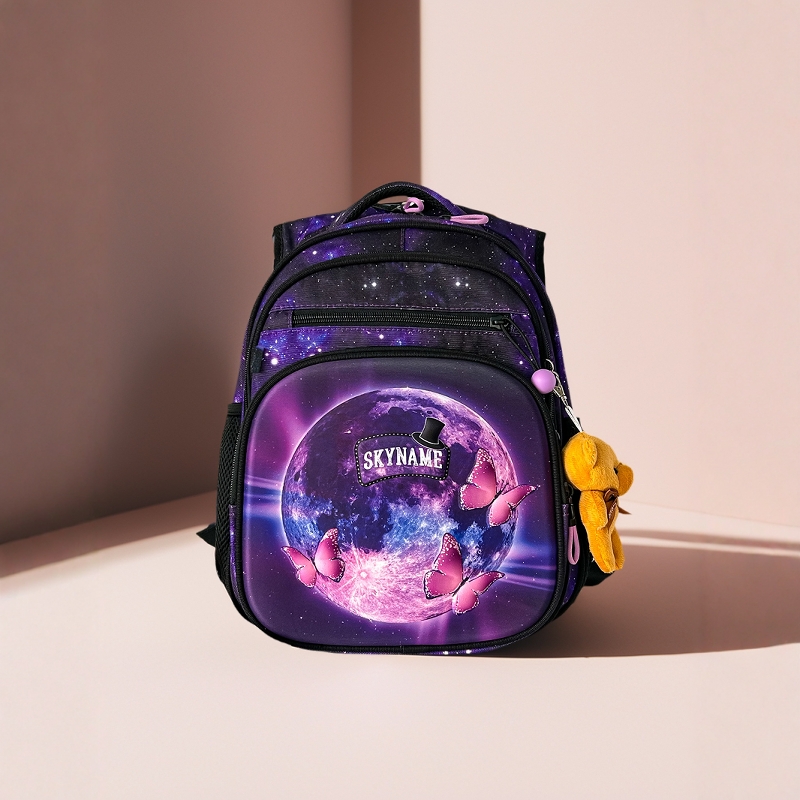 俄罗斯小学生女孩儿童大容量书包