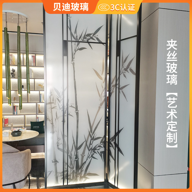 夹丝玻璃隔断屏风厂家直销性价比