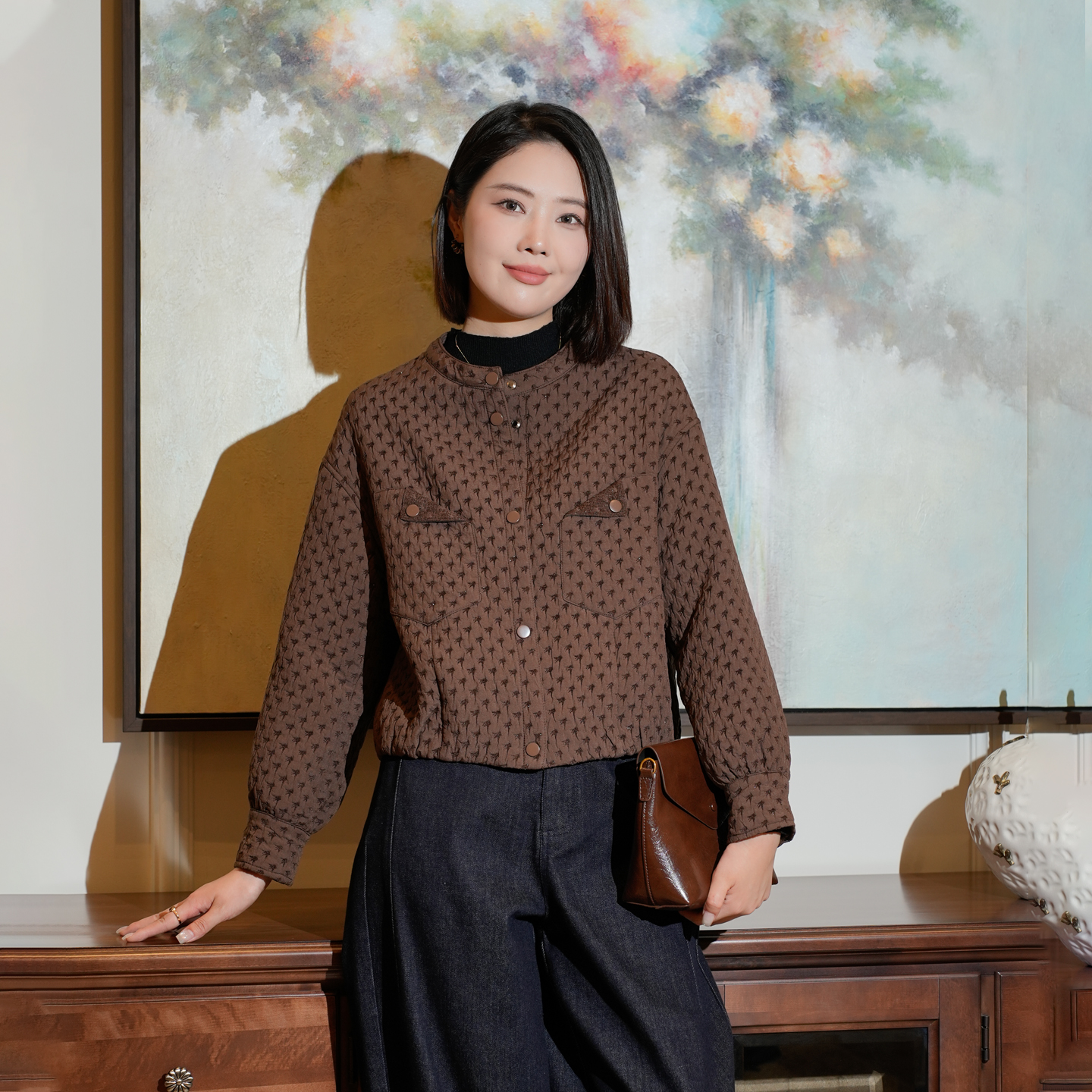 时尚韩版休闲百搭显瘦短外套