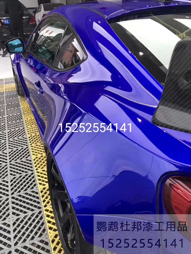 全车改色漆水晶糖果蓝汽车油漆金属漆成品漆鹦鹉AASUND特效漆烤漆