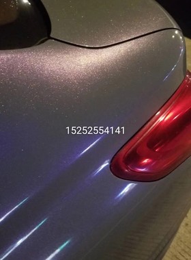 灰色系水晶钻石变色AASUND鹦鹉特效漆灰色车无需更改行驶证汽车漆