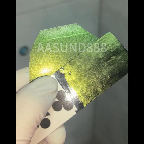幻彩金青绿蓝变色AASUND鹦鹉特效漆钥匙扣吹风机滑板汽车卡钳改色