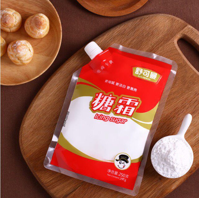 舒可曼糖霜糖粉250g 特细白糖粉 芝士蛋糕曲奇饼干蔓越莓饼干用糖