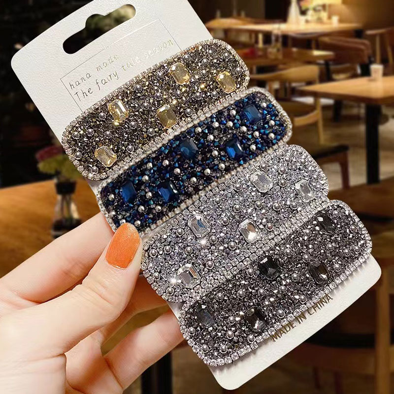 满钻水晶发夹时尚洋气女士bb夹