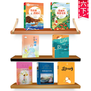小学六年级下册语文课外阅读爱丽丝鲁滨逊少年pi女生贾梅夏洛的网格林童话享受阅读常熟考级儿童文学名著正版书