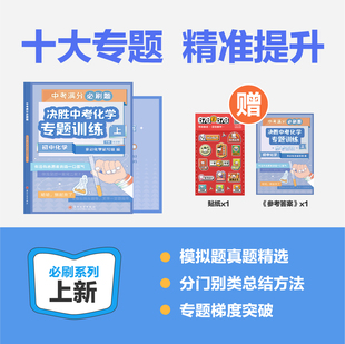 决胜中考化学专题训练 上 初中复习点要初三总复习真题分类压轴题策略解题方法与技巧全解析精讲精练专题训练教辅
