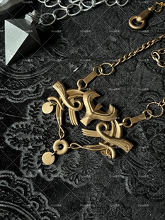 代号鸢:马超 cos道具 耳环 项链 坠子 皮扣 建模道具 白膜，成品