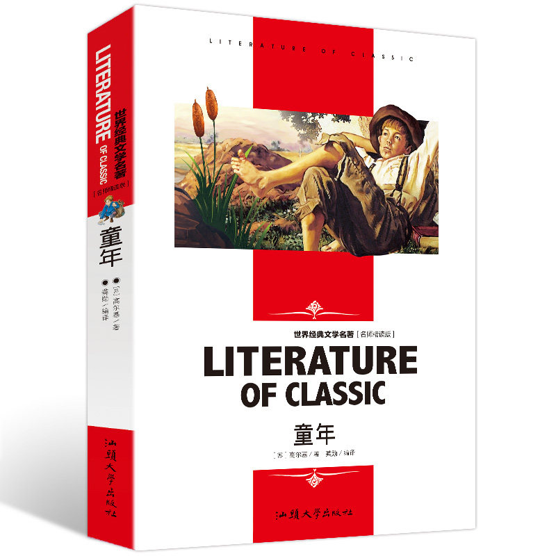 语文课外阅读带名师点评知识考点读后感高尔基自传体三部曲之一书籍