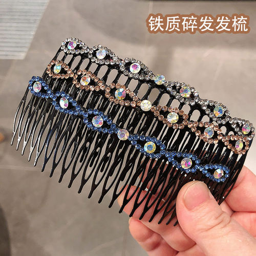 发梳插梳铁质韩版发梳盘发插梳