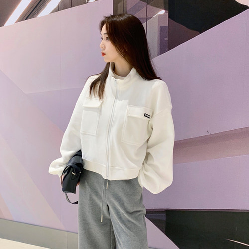 hxl华夫格开衫卫衣ins2021年秋季