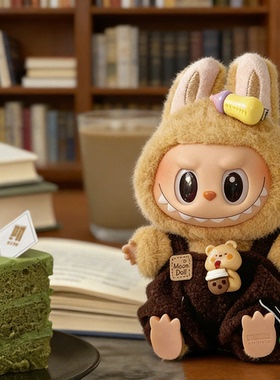 Labubu3.0前方高能幸运紫色娃衣套装希望摇粒绒衣服棉花娃着替装