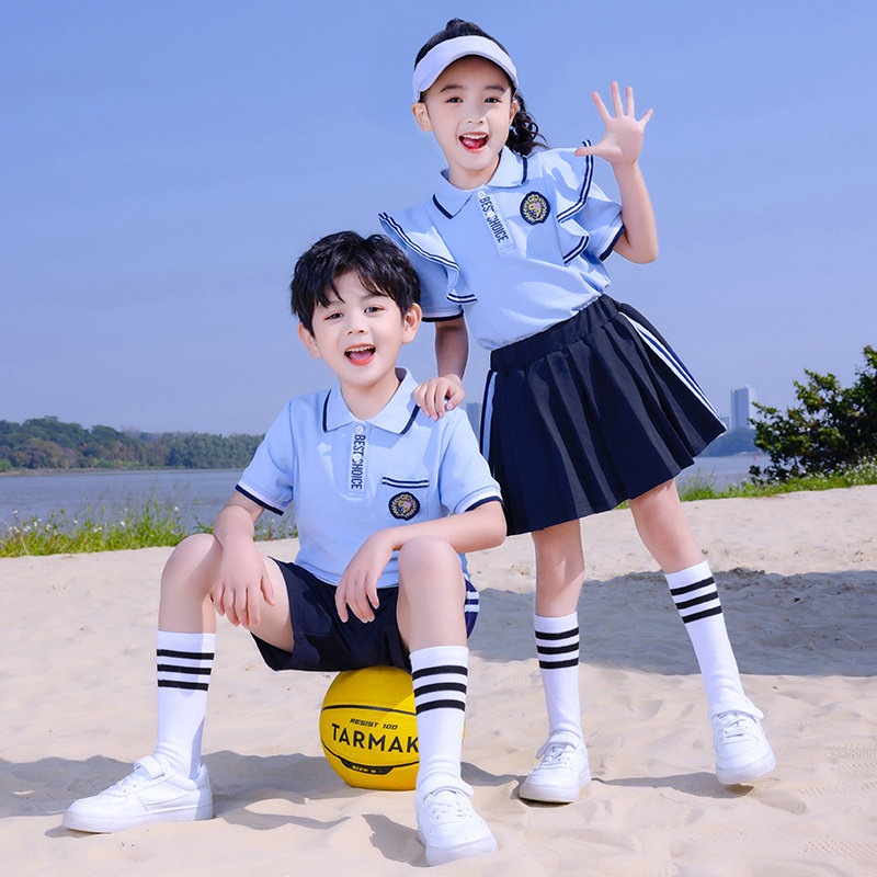 夏班服小学生校服幼儿园园服毕业