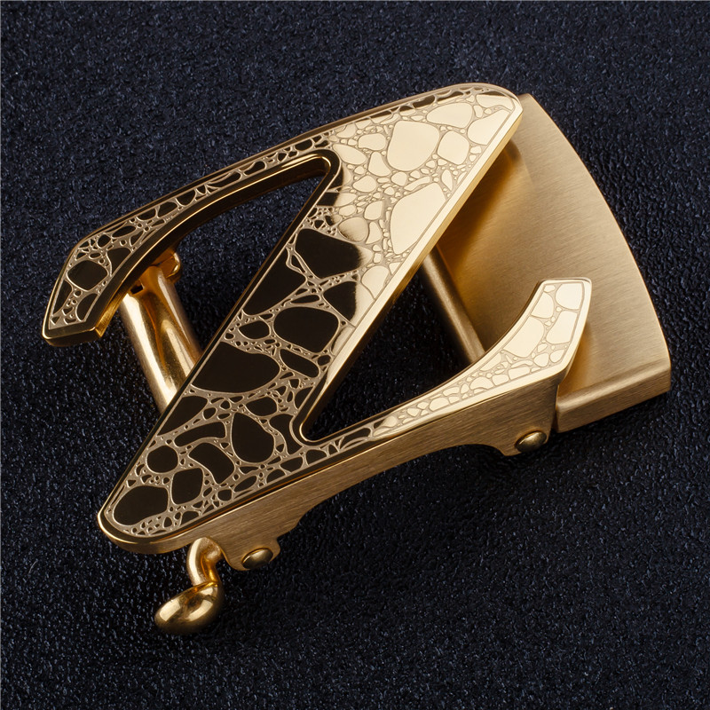 304不锈钢皮带扣男扣头单卖自动扣板扣内穿针扣平滑打孔裤腰带头