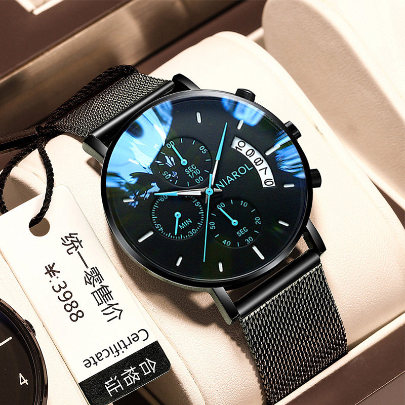 新概念瑞士十大品牌手表男士高中学生电子石英表男夜光防水机械表