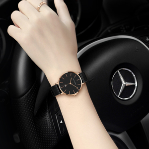 手表女2023年新款简约手表男学生机械防水瑞士情侣手表情侣款一对