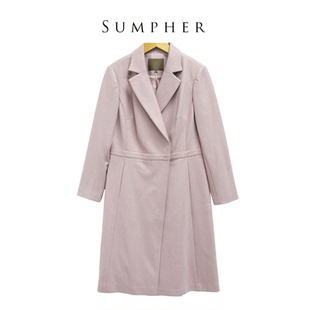 21328 气质百搭粉色风衣慕天姿A3 慕天姿精选品牌女装 高端时尚