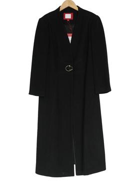 六礼宴会上档次女装高端轻奢喜婆婆品牌礼服黑色大衣-33061