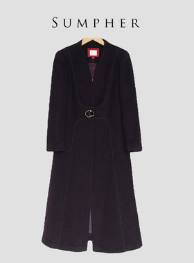 六礼专柜宴会上档次女装高端轻奢喜婆婆品牌礼服紫色大衣-33061