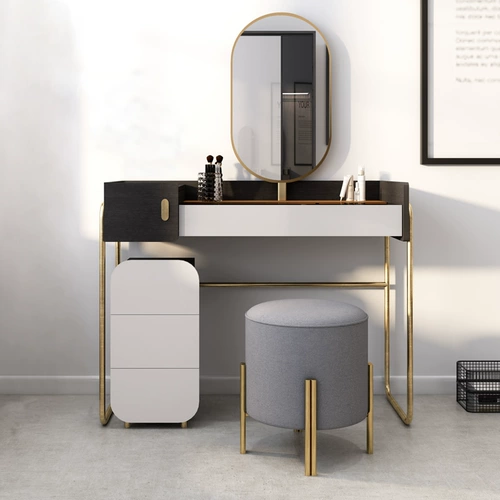 Универсальный современный и минималистичный туалетный столик, система хранения для спальни