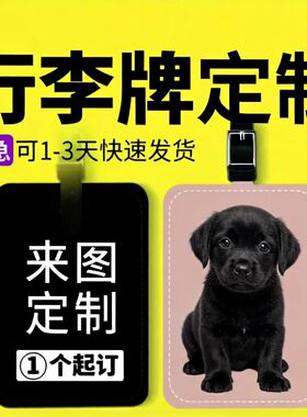 定制LOGO飞机行李牌皮质托运防丢失登机牌挂牌吊牌姓名标签标识牌