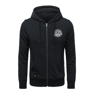 CAR CULTURE简约拉链带帽卫衣团队定制队服SBS拉链头高街品质服装