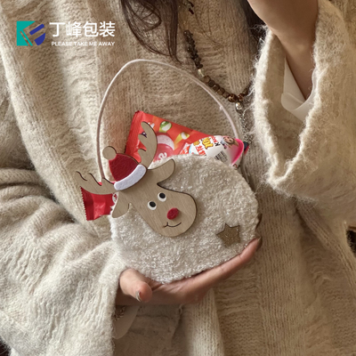 圣诞节毛毡盒卡通创意盒