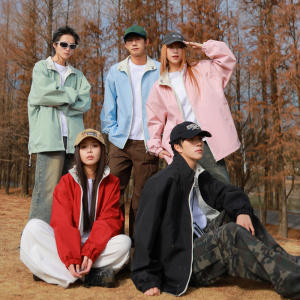 【唐狮】美式立领休闲夹克