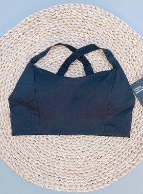 出口单ZAR*成人女士运动内衣一体式健身跑步瑜伽聚拢美背文胸