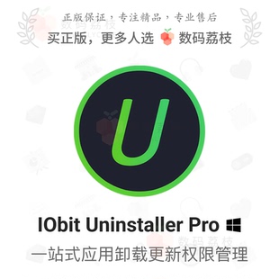 Uninstaller IObit Pro 软件扩展残留强力卸载 数码 Win 荔枝
