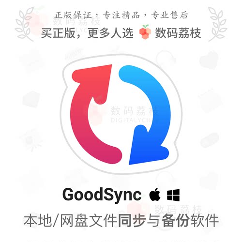 数码荔枝| GoodSync 12 本地存储自动同步备份软件个人版 Win/Mac