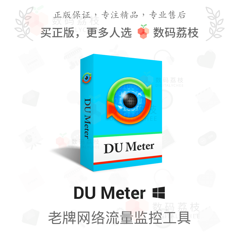 数码荔枝| DU Meter[Win]网络流量监控工具