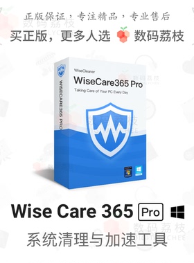 数码荔枝| Wise Care 365 Pro 系统电脑清理加速软件 wisecare365