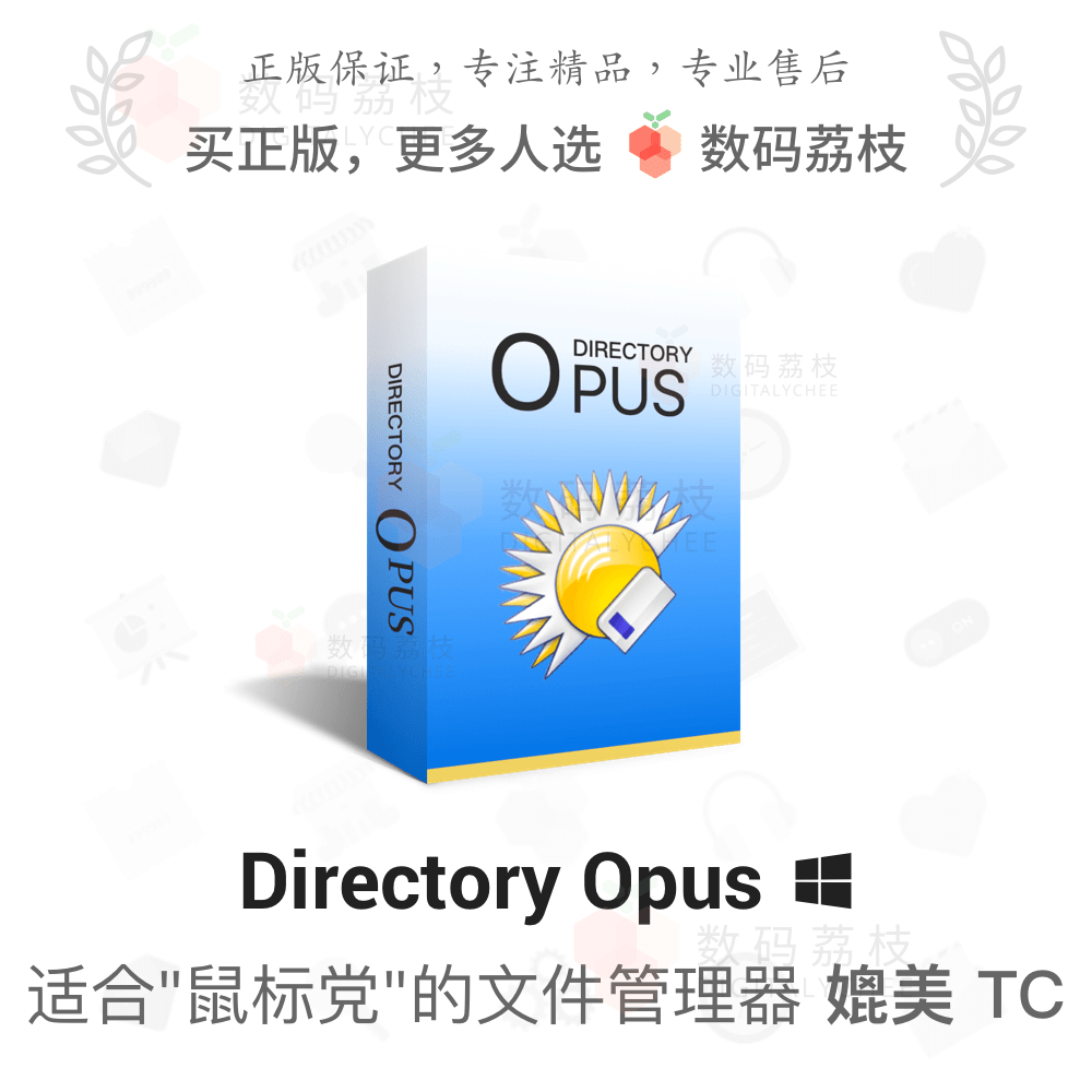数码荔枝| Directory Opus[Win]更易用的文件管理器 媲美 TC