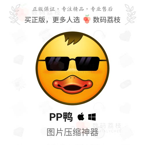 数码荔枝| PP鸭 png/jpg 图片批量压缩软件减小文件体积 Mac/Win