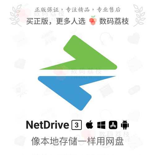 数码荔枝| NetDrive 3[Mac/Win]多网盘挂载本地 文件同步管理工具