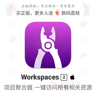 数码荔枝| Workspaces 2[Mac]在一处聚合项目资源 支持多种格式