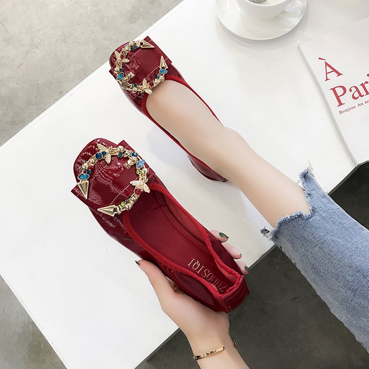 Omelet girl 2018 summer new pattern pregnant woman Flat bottom dance Scoop shoes Shallow mouth Doug shoes fairyin the Women's Shoes, Low shoes  category - from Buy2taobao.com to provide professional Taobao agent buy service