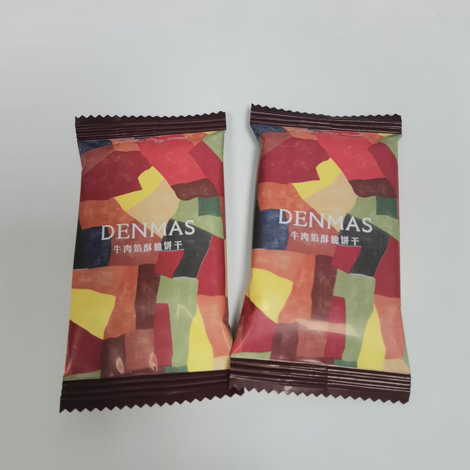 DENMAS丹玛仕牛肉馅酥脆饼干结婚喜饼休闲零食图片