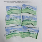 新日期DENMAS丹玛仕原汁椰子糖 椰子味夹心牛奶糖500g约80颗