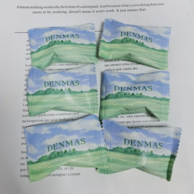 新日期DENMAS丹玛仕原汁椰子糖 椰子味夹心牛奶糖500g约80颗