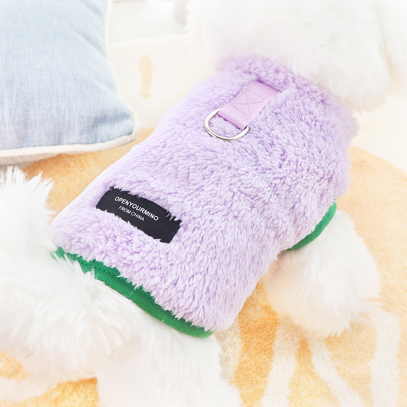 狗狗衣服秋冬装保暖绒背心