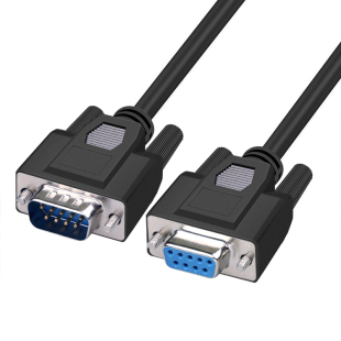 延长线 1.8m DB9针对孔 10m 9针公对母直连 15m 9针RS232线