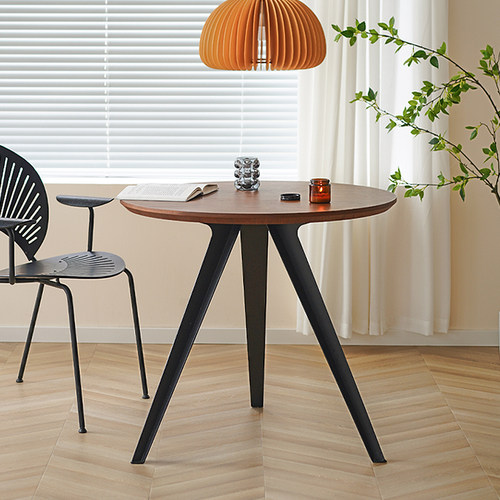 创意圆形餐厅小圆桌洽谈桌椅组合