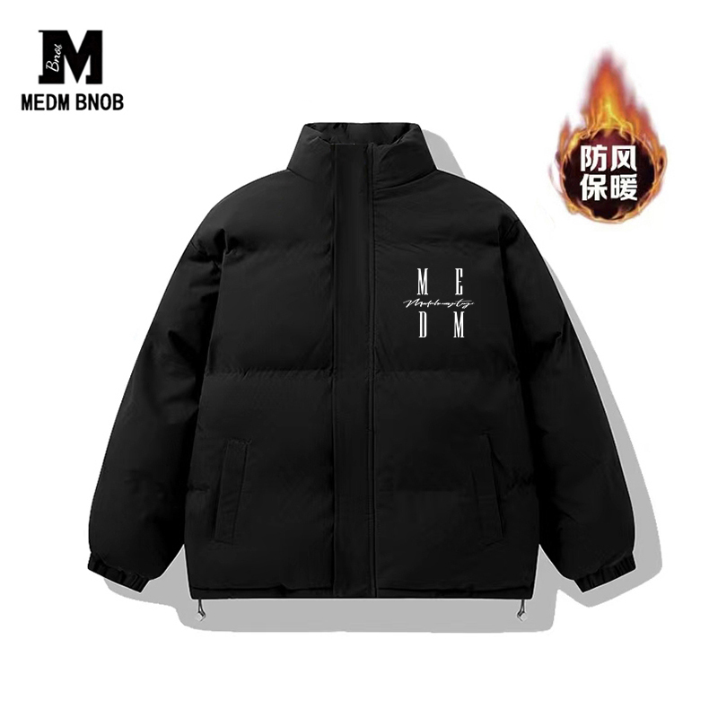 MEDM BNOB 【明星同款】羽绒棉服男女防风保暖棉袄情侣拉链外套潮