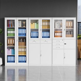 钢制文件柜办公室铁皮柜凭证档案保密柜工具柜资料办公柜子储物柜