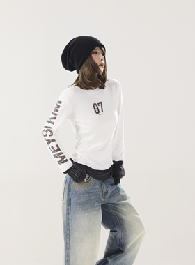 新品初代美希MEYSIKIM微弹仿羊绒打底衫女长袖显瘦上衣MD1197